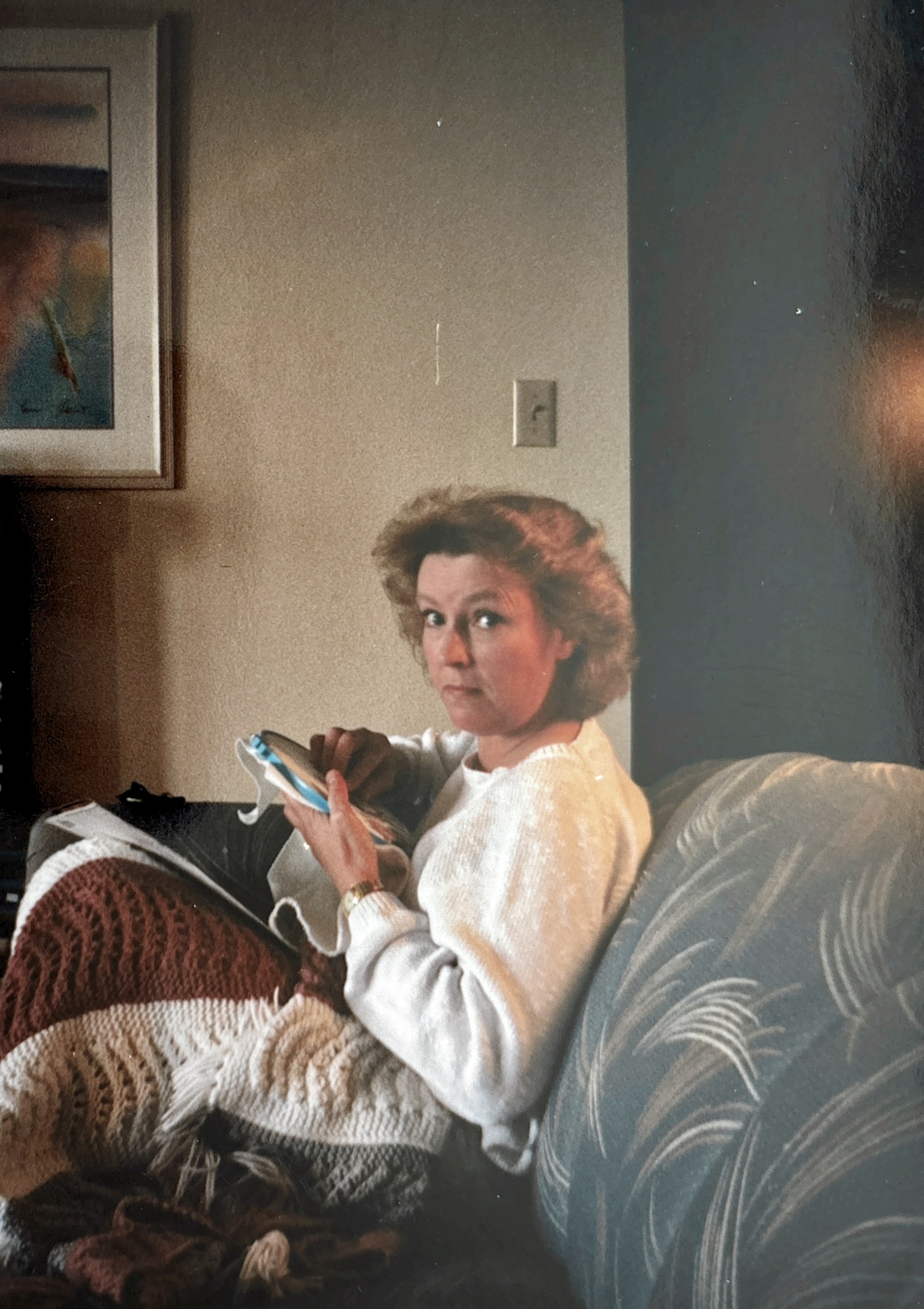 Joan Flegel in Rugby, North Dakota, 1992